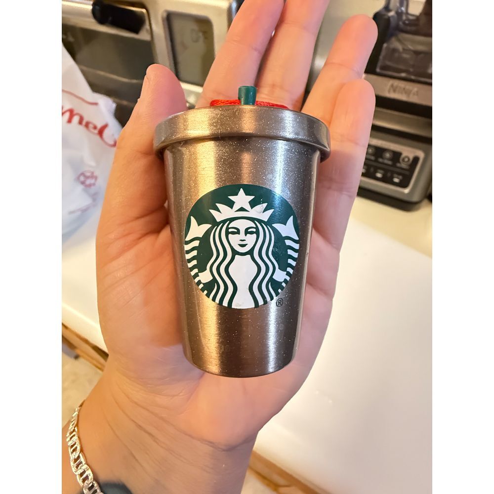 Starbucks Coffee Christmas Ornament Tumbler Rose Gold‎